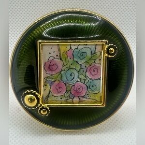 Jay Strongwater Small Enamel Paper Clip Or Tiny Picture Frame